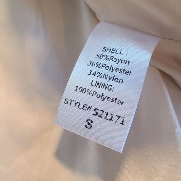 Mustard Seed 3 Button Vest NEW Small Cream Layering Preppy Acadamia Staple - Picture 5 of 7